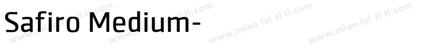 Safiro Medium字体转换